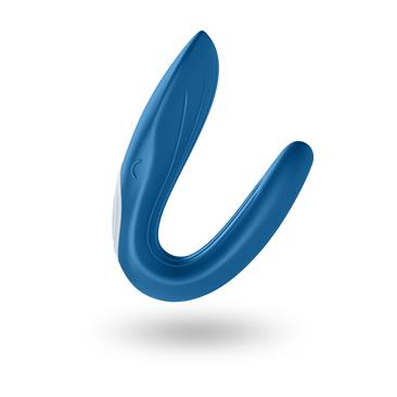 satisfyer-vibrador-para-parejas-partner-whale-azul (2) juguete erótico forma de u vibrador especial parejas