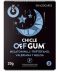 chicle anti estrés 10 unidades tiene dibujo de luna y estrella azules