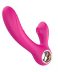 vibrador succionador calor tiene un estimulador tipo lengua y para cogerlo una anilla que hace mas cómodo el agarre