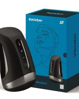 satisfyer men vibración masturbador con caja azul