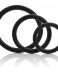 TRi-RING ANILLO NEGRO 3 aros de goma para el pene