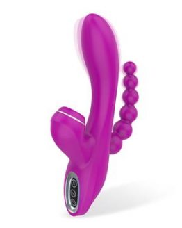 Vibrador succión y anal