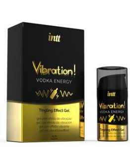 Gel efecto calor sabor vodka estimulante y vibracion
