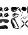 Set de bondage de 11 piezas en negro