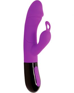 vibrador ares lila con estimulador
