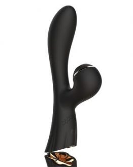 vibrador y succionador negro